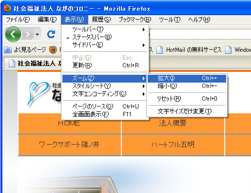 Firefoxの場合の図