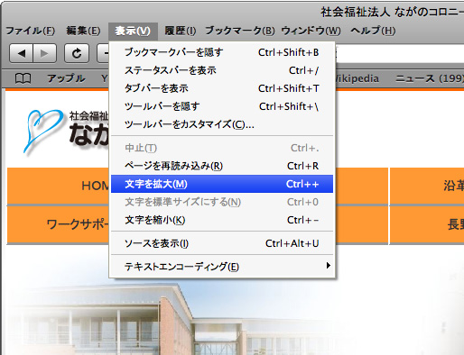Safariの場合の図